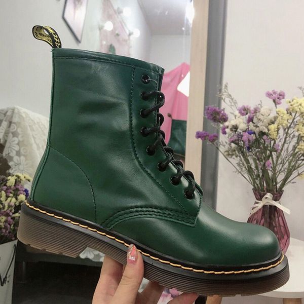 

martin bootsdr.martens female lace-up british wind 2019 new autumn and winter classic thick bottom original packaging personality tide boot, Black