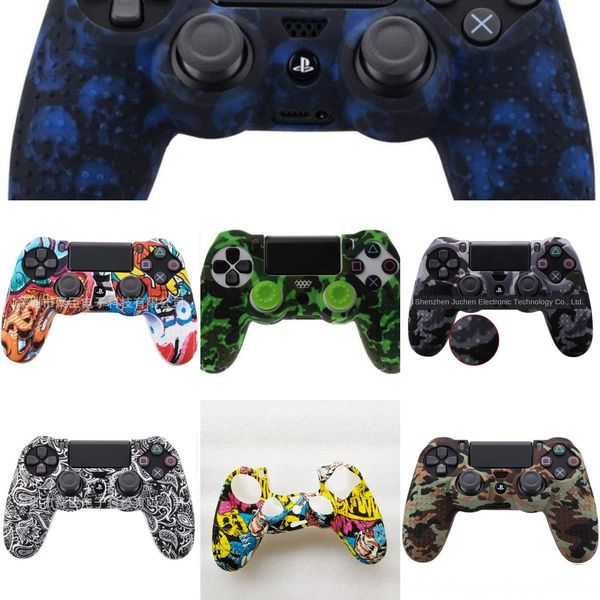 

zpr4s scary party slim front housing shell case repair part for ps4 pro faceplate controller jdm-040 jdm-050 jdm-055