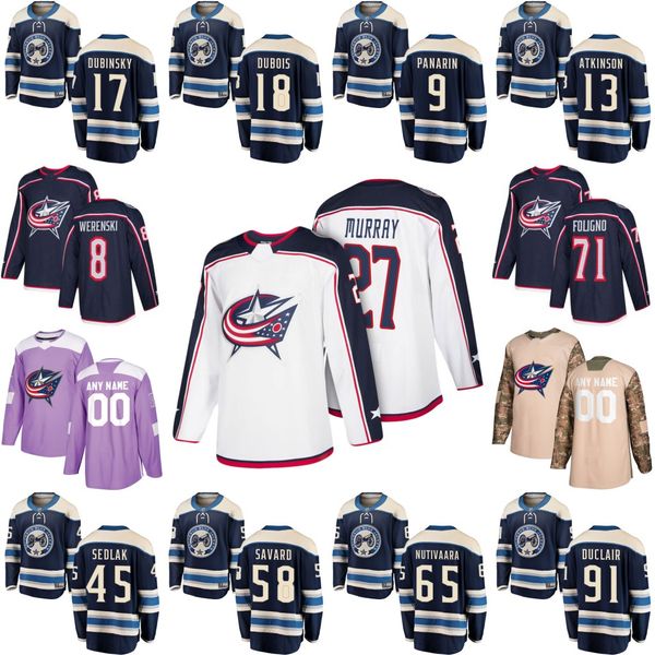 

Mens Columbus Blue Jackets 95 Matt Duchene 19 Ryan Dzingel 54 Adam McQuaid 1 Keith Kinkaid 9 Artemi Panarin 13 Cam Atkinson Hockey Jerseys