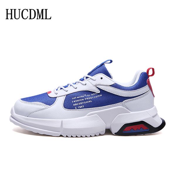 

hucdml 2019 trend style shoes breathable mesh basic outdoor hard-wearing mens casual mixed shoes designer sneakers men, Black