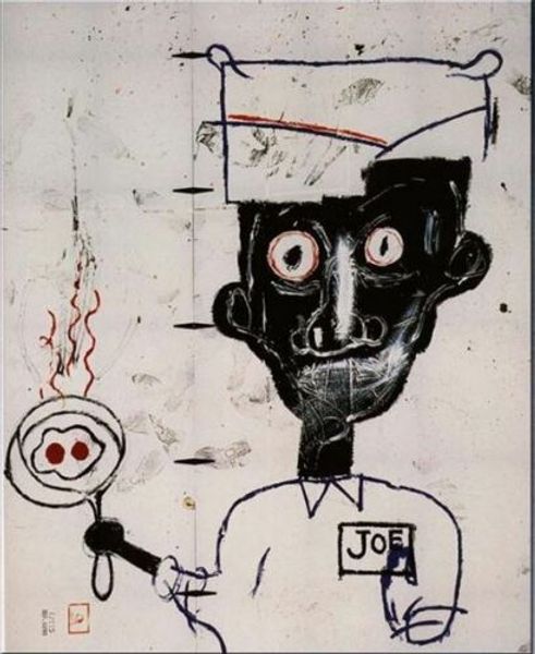 

jean michel basquiat eyes and eggs abstract huge oil painting on canvas wall art home decor large picture 190921