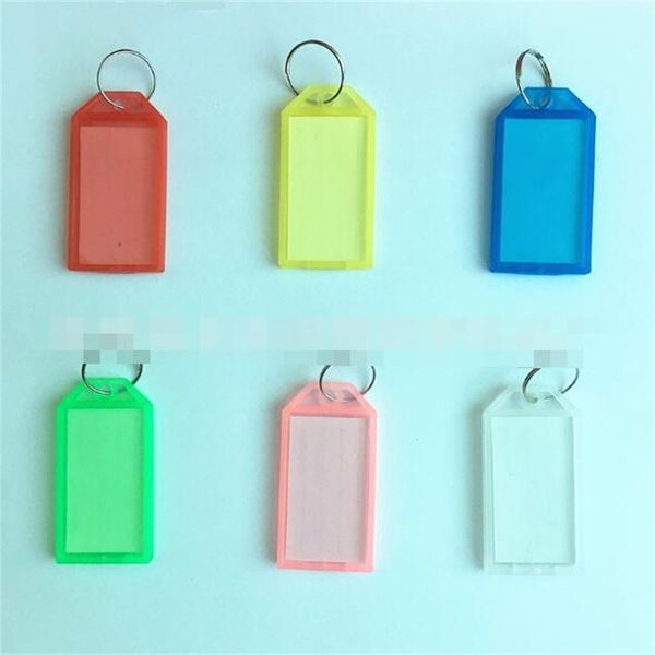 

plastic key buckle flipping lid multi color signboard luggage keys red yellow blue label tag new arrival 0 18cy