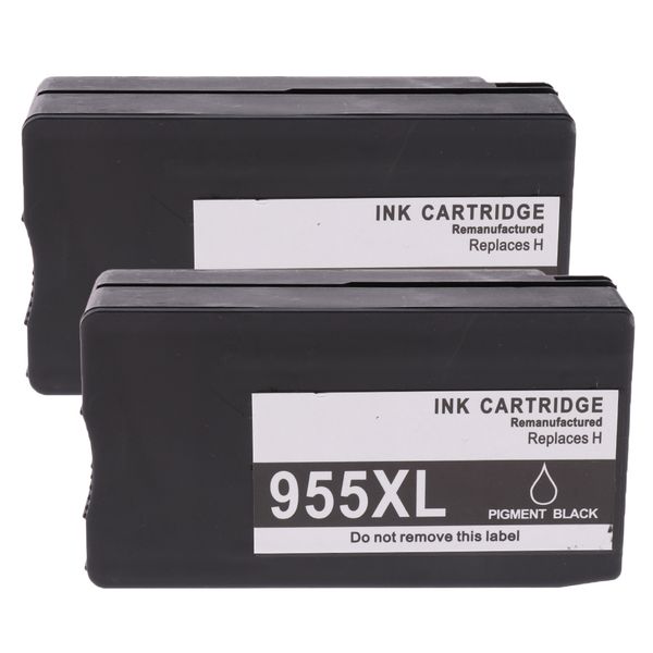 

2x ink cartridges 955xl replacement for pro 8210/pro 8216/8218