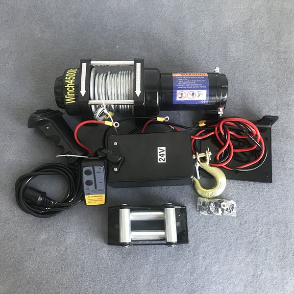 

electric winch 12v car winch 2000/3000/4000 /4500/6000/9500/12000lb handle/wireless wire rope atv winches