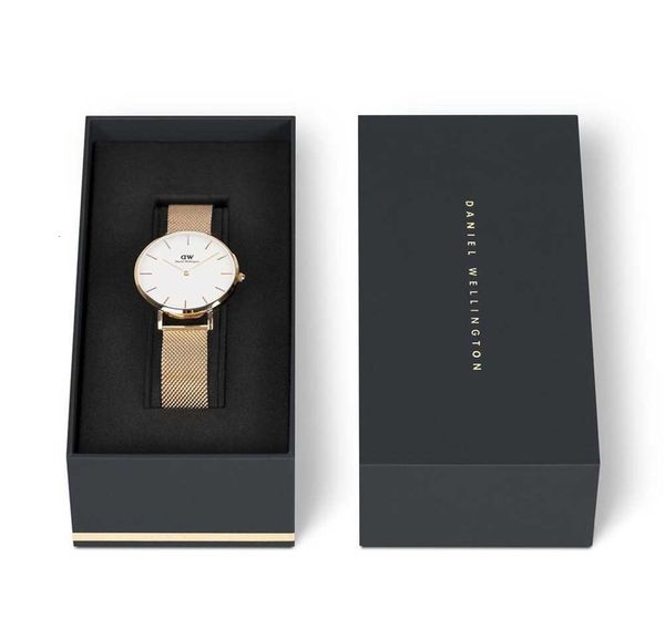 

with original box new women luxury daniel watches 32mm quartz watch fashion dress woman brand famous female clock lady relogio montre femme, Slivery;brown