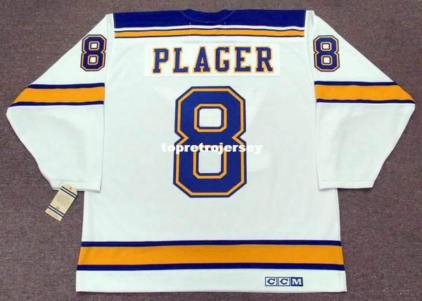 

wholesale mens barclay plager st. louis blues 1967 ccm vintage away retro hockey jersey, Black;red