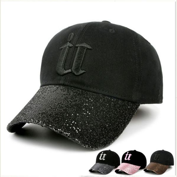 

2018. джинсовой крышки женщин bling горный хрусталь бейсболки установлен алмазные вышивка письмо твердые шапки головные уборы для женщин, Blue;gray