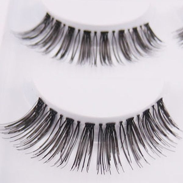 

2016 5 pairs black man-made soft thick eye lashes extension makeup false eyelashes