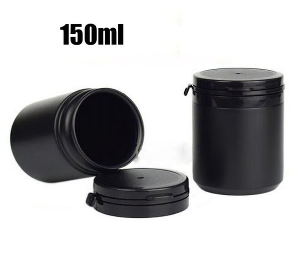 100 pcs 150 ml Garrafa De Plástico Para O Pó / Comprimido / Tablet / Vitamina / Doces, Amostra Recipiente Jar Com Tearing Flip Cap