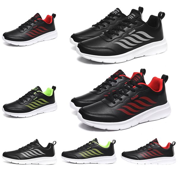 

fashion designer running shoes for men women leather sports shoes designer trainers sneakers homemade brand made in china size 39-44, White;red