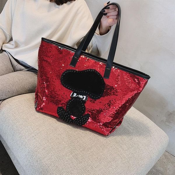

designer-new style sequins handbags female's famous ladies shoulder cross body purse tote bags daidai wanggong /1