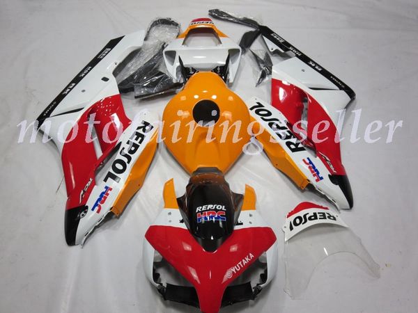

oem quality new abs full fairings kits fit for honda cbr1000rr (2004-2005) cbr1000rr 04 05 bodywork set white black red orange no2