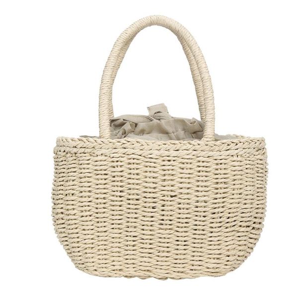 

соломой мешок для женщин лето rattan сумка ручной работы сплетенный круг богемия бич сумки на ремне сумки плетеная bolso мешок главный femme
