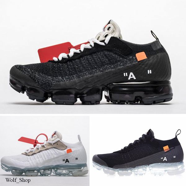 

2019 mens sneakers 2018 2.0 off vapors men max women air cushion desinger white sports shoes chaussures zapatos de breathable hot, Black