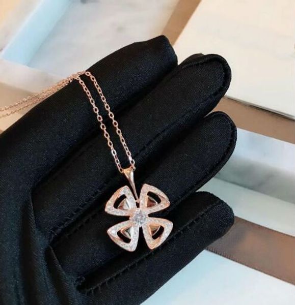 

wedding jewelry love necklace for womens 925 sterling silver clover necklace fashion of shipping