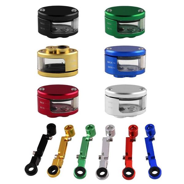

cnc motorcycle brake clutch master cylinder fluid reservoir tank oil cup