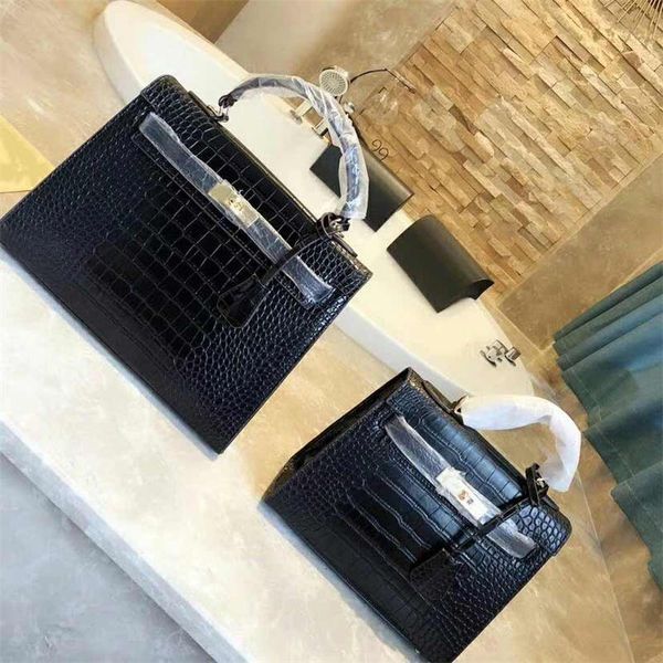 

designer-handbags fashion totes luxury purse kily bag women hams alligator pattern luxury purse hand bag
