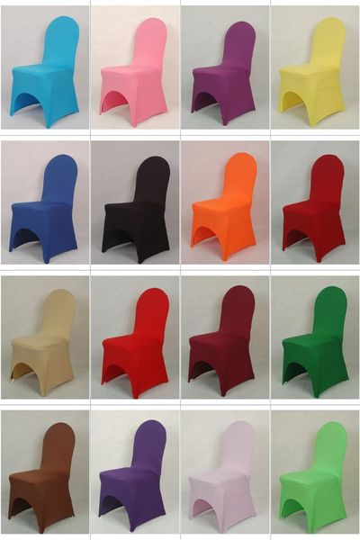 

lycra universal chair cover for wedding decoration spandex chair cover for sale banquet chairs arch front open price