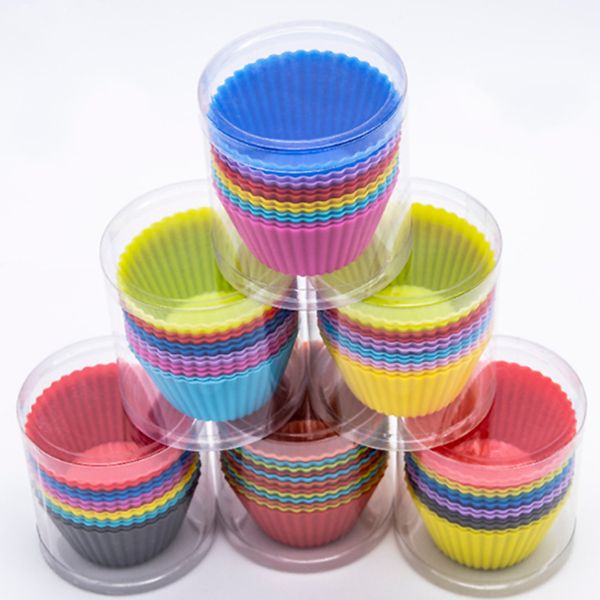 Новые Силиконовые формы для выпечки формы для выпечки кекса чашка мыло ручной работы набор форм для кекса Форма для выпечки