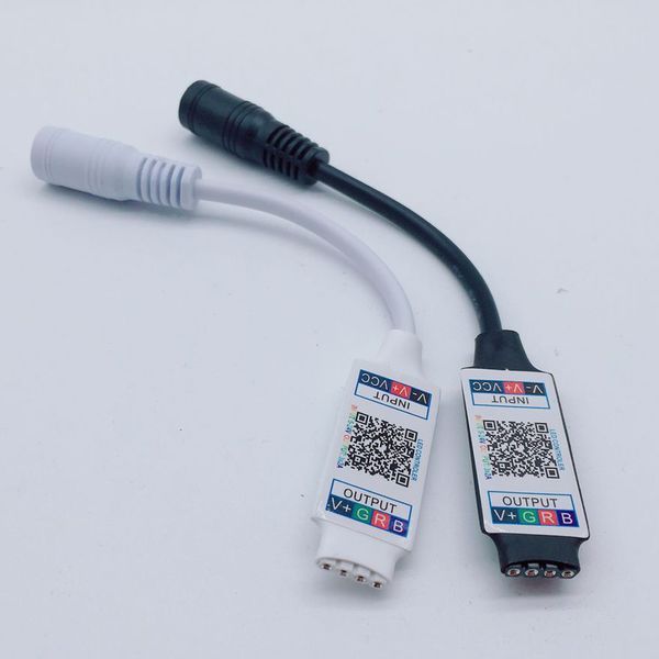 

Mini RGB Bluetooth Controller DC 5V 12V 24V Mini Music Bluetooth Controller Light Strip Controller For RGB RGBW LED Strip