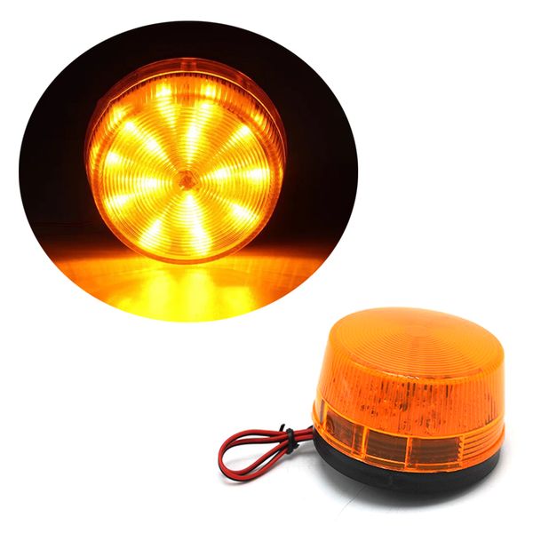 

jeazea 12v led magnet mount vehicle car warning strobe light beacon amber flashing emergency lighting lamp bulbs