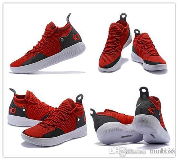 

новейшие 2018 мужчины баскетбол обувь air кд 11-летия красного университета еще кд иглу betrue кевин дюрант элитные спортивные кроссовки 11с