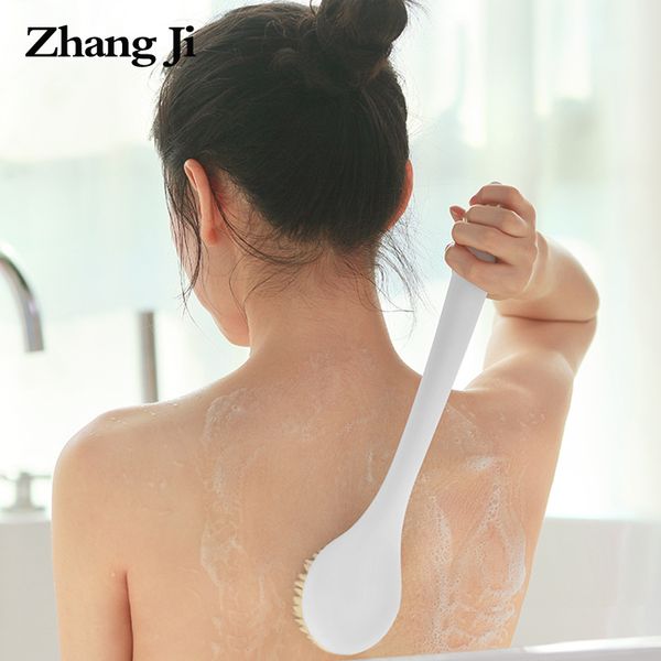 

zhangji body spa brush massage tool bathroom accessory long handle exfoliation shower bath skin massage brushes
