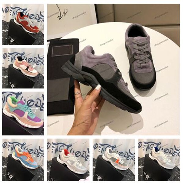 

womens mens designer shoes fashion comfort lace up casual shoes luxury paris platform leather walking tennis shoe sneaker, Black