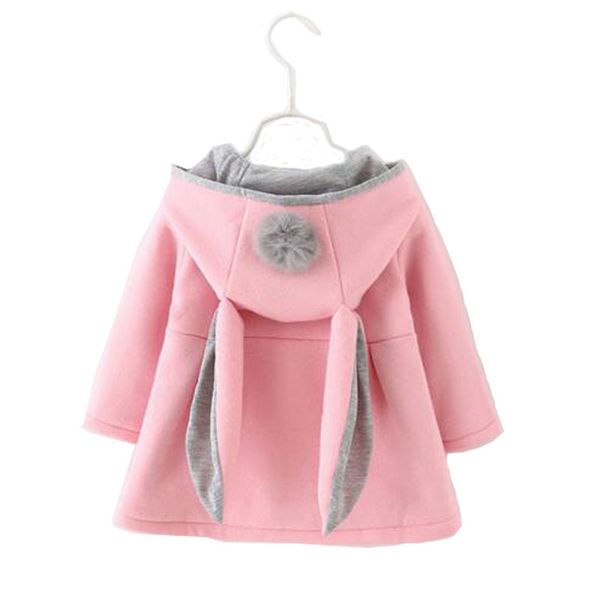 

2017 spring girl baby clothes outfit casual sports hooded jacket coats for baby clothing girls brand ear outerwear coats, Blue;gray