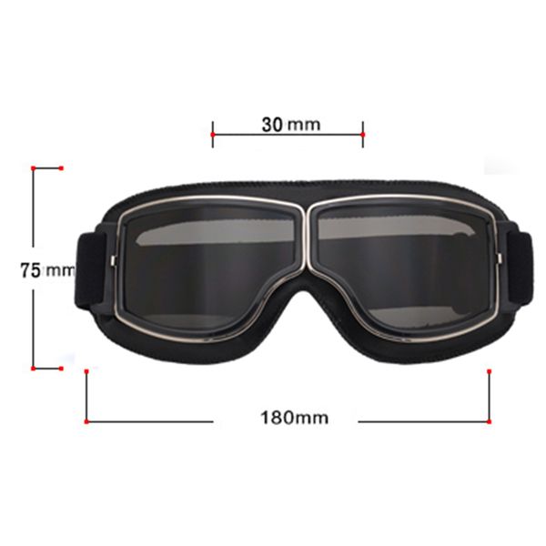 

retro sports sunglasses helmet steampunk goggles for outdoor motocross cruiser scooter asd88