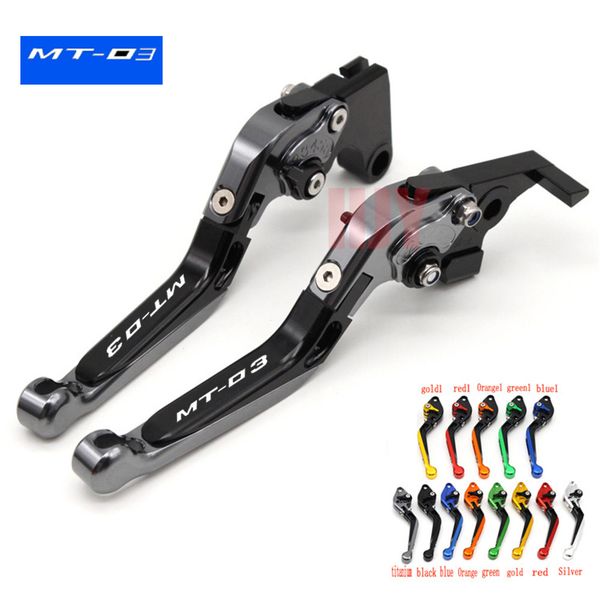 

for yamaha mt-03 mt03 mt 03 2015-2018 motorcycle accessories folding extendable brake clutch levers