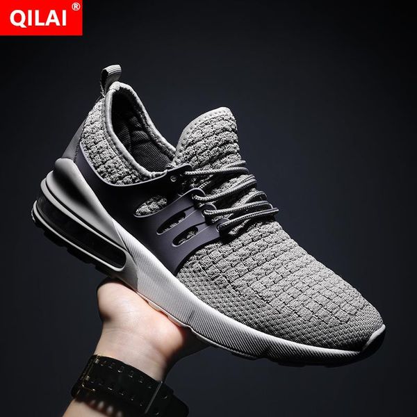 

men's shoes 2019 mesh breathable sneakers men's casual shoes solid color driving large size lightweight work, Black