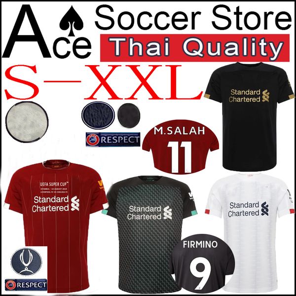 

Soccer jer ey uper cup 19 20 home away third white black goalkeeper mane 11 m alah firmino virgil 2019 2020 football hirt xxl ize keita