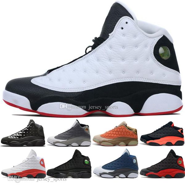 

in stock 13 13s cap and gown terracotta blush mens basketball shoes chicago black infrared flints bred men sports sneakers designer trainers