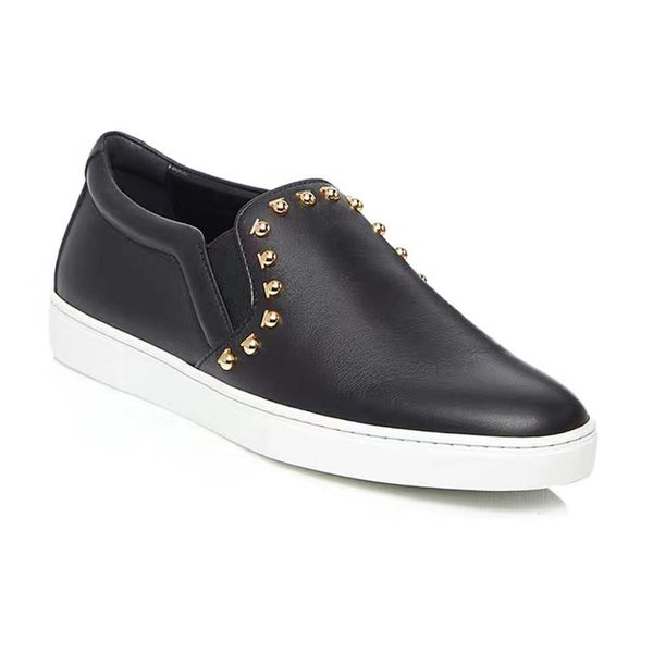

2019 new outdoor luxury fashion designer women slip-on sneakers fashion suede comfortable casual shoes original packaging, Black