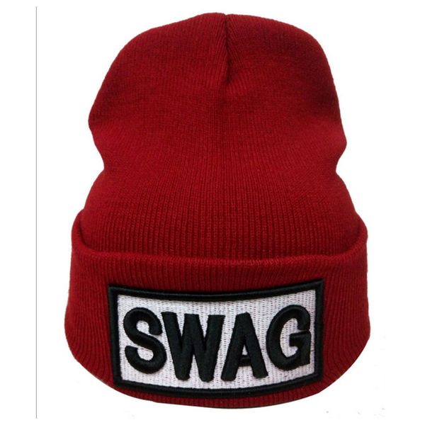 

high elastic beanie swag letter hip hop warm hats winter casual warm beanie supports custom embroidery logo caps jj20185, Blue;gray