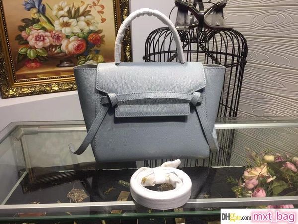 

23cm famous brand celinee light green color real genuine leather women s handbag lady s bags long handle xilaideng6-4