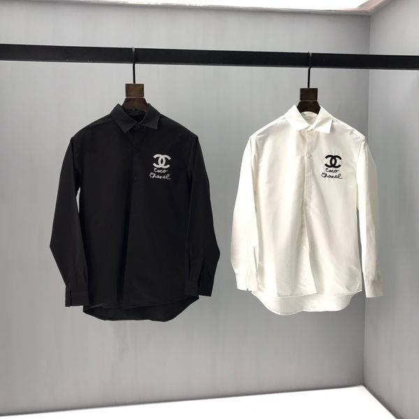 

2020ss spring and summer new high grade cotton printing short sleeve round neck panel t-shirt size -l-xl-xxl-xxxl shirt tees size gd, White;black