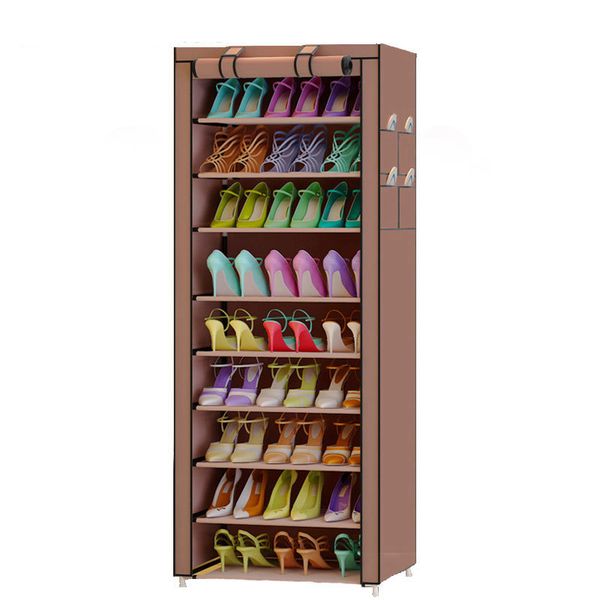 2019 9 Tier Simple Multifunctional Storage Shoe Cabinet Shoe