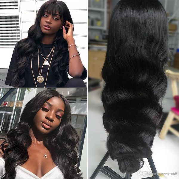 

brazilian body wave wig glueless lace front human hair wig pre plucked for black women remy mi lisa human hair lace frontal wigs