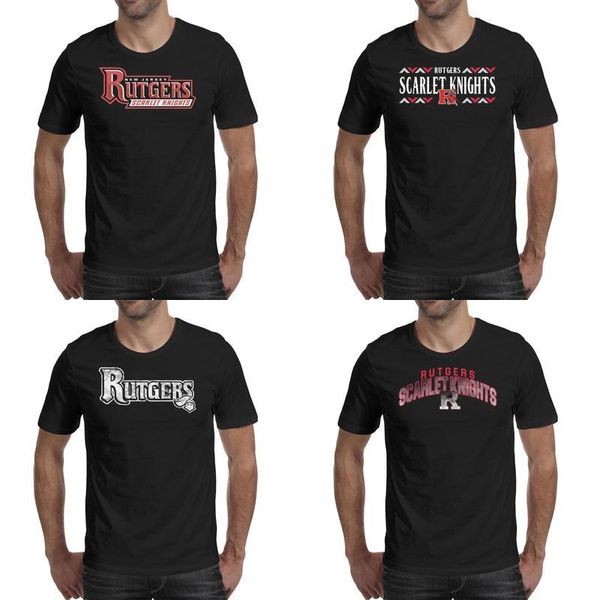 

mens printing rutgers scarlet knights wordmark core smoke logo black t shirt design retro band shirts urban marble print white usa flag, White;black