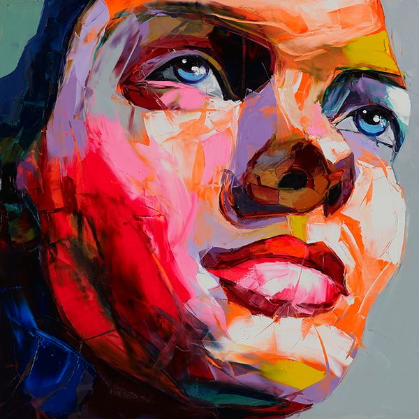 

франсуаза нилли мастихин впечатление главная произведения искусства современный портрет ручной работы картина маслом на холсте вогнутая и вы