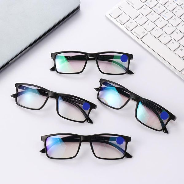 

1pc reading glasses presbyopia eyeglasses progressive multifocal lens anti-blue light spectacles women men eyewear & accessories, White;black