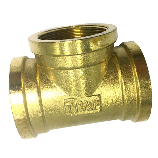 

g11/2" 3-way female * female * female thread brass adapter connector fitting