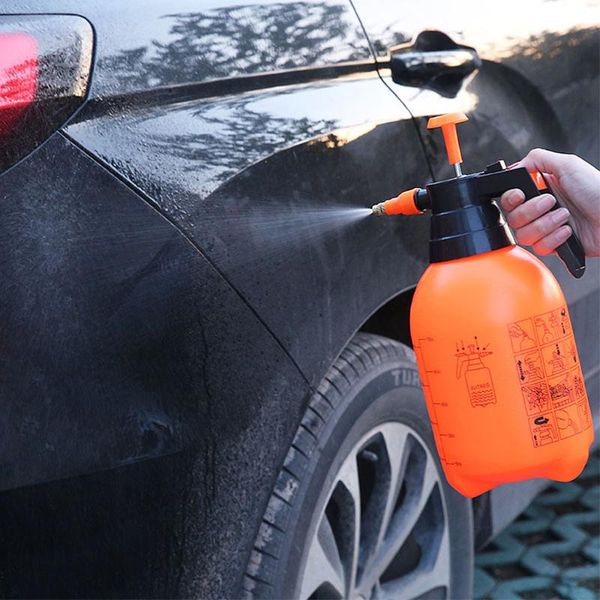 

2l water spray bottle garden watering pneumatic automatic sprayer orange bottle watering pot garden sprinkler plant growth