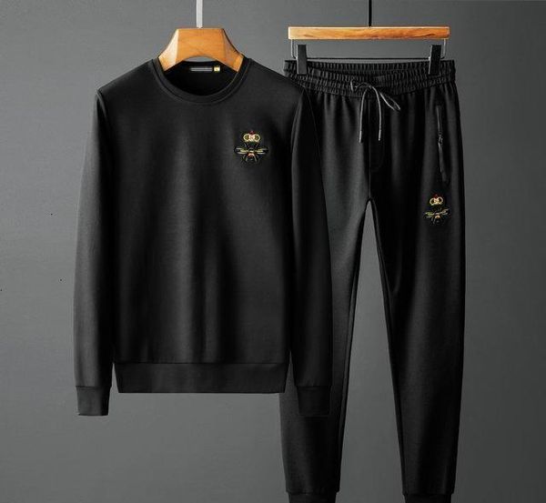 

tracksuit men sweat suits autumn mens tracksuits jogger suits jacket pants sets leisure sports suit 90225 092805, Gray