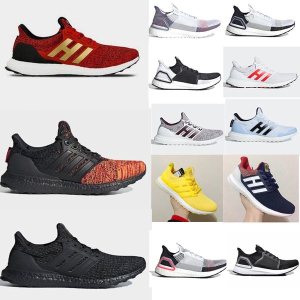 

xpay 2020 ultra running shoes 4.0 5.0 men women stripe balck white ultraboost sport shoes trainers size 36-45