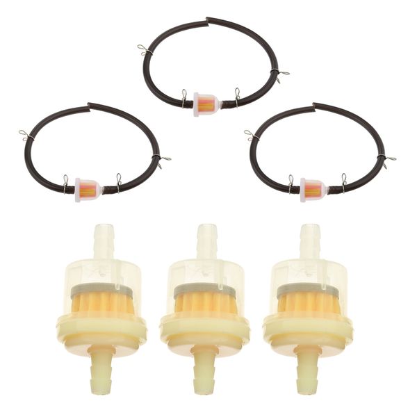 

6x 47 49cc mini gas hose line fuel filter kit for dirt pocket bike atv quad