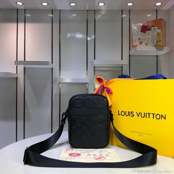 

2019 sell men messenger waist bags genuine leather cross body bags chest bag waist packs bags 43681 16-22-7 32321