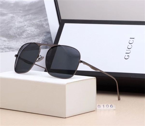 

box men's g metal frame sunglasses outdoor driving sunglasses gu̴cci beach sunglasses gūcci women sun glasses, Black